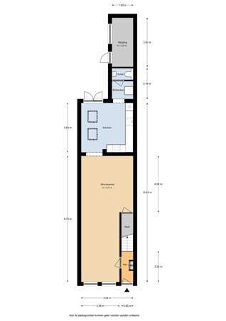 Floorplan - Hertogstraat 10, 2264 TT Leidschendam